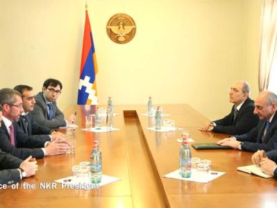 Президент НКР принял руководителя группы дружбы с Арцахом в Европарламенте