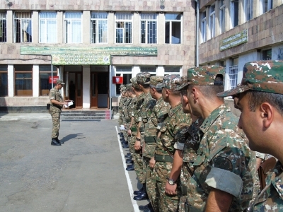 В Третьем армейском корпусе ВС Армении прошли тактико-строевые учения