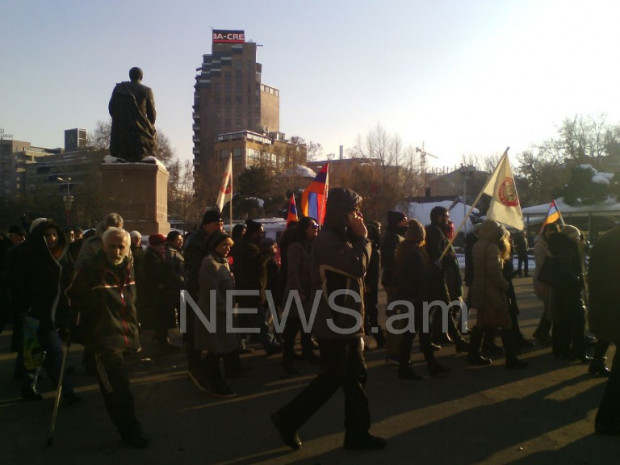 В Ереване проходит акция протеста