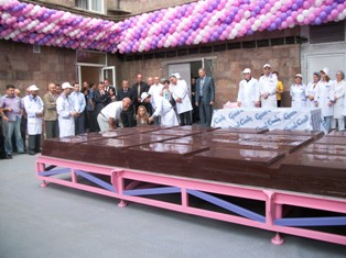Armenian chocolate in Guinness Book of Records
