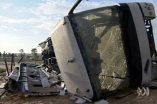 Иранский автобус попал в ДТП в Турции
