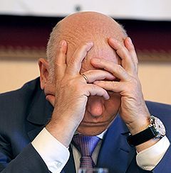 Moscow Mayor Yuri Luzhkov dismissed
