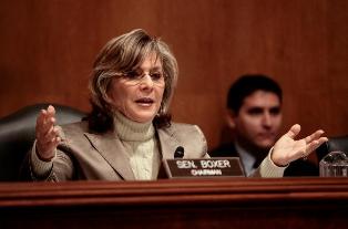 Armenian organization to back Barbara Boxer at November elections