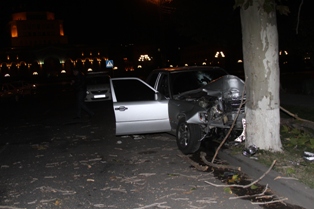 Traffic accident in Yerevan, 1 killed (photos, video)
