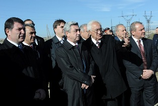 Serzh Sargsyan visited Armanis mining complex