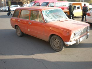 Run over person dies in hospital (photo)