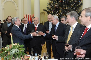Serzh Sarsgyan met with Armenian businessmen