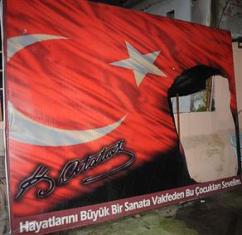 Ataturk’s face desecrated in Turkey