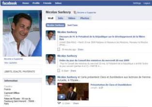 Sarkozy’s Facebook account cracked