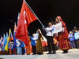 Էրզրումում Թուրքիայի նախագահն ու վարչապետը բացել են Ձմեռային համաշխարհային ուսան