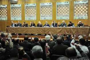 Armenian President re-elected Chess Federation President