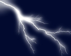 Lightning sparks fire on gas platform in Iran