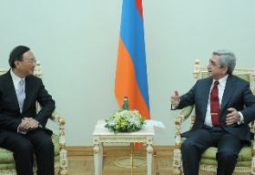 Սերժ Սարգսյան. Հայաստանը շահագրգիռ է տնտեսական գործընթացներում Չինաստանի մասնակց