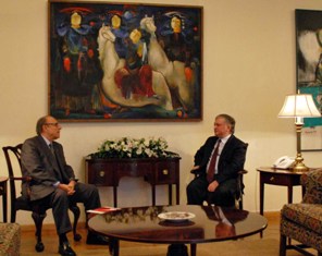 Մալթայի Ինքնիշխան Ուխտի դեսպանն իր հավատարմագրերի պատճեն է հանձնել Էդվարդ Նալբան