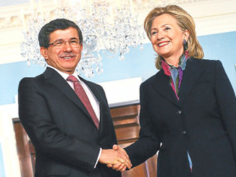 Davutoglu meets Clinton in Geneva