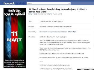 Azerbaijanis prepare Facebook revolution