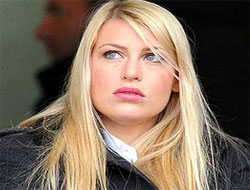 Berlusconi daughter engaged in love affair with Brazilian football player (photo