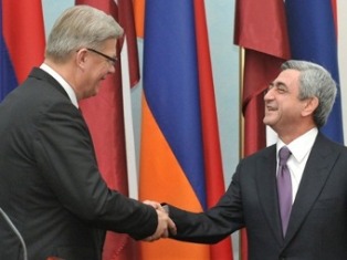 Armenian, Latvian Presidents meet in Riga