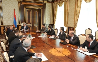 Armenian leader expects growth in industry and construction