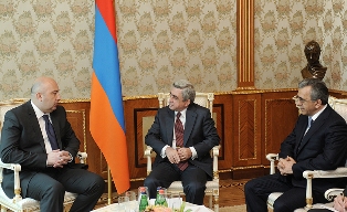 Serzh Sargsyan attaches significance to intensification of Armenia-Georgia ties