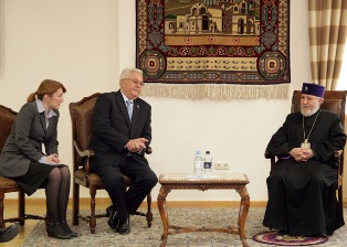 Католикос Гарегин II принял спикера парламента Хорватии