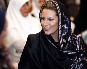 “Claudia Schiffer of North Africa” joins Gaddafi troops