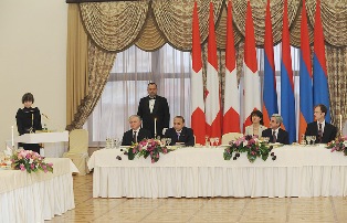 Պաշտոնական ընթրիք` ի պատիվ Շվեյցարիայի նախագահի