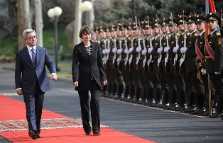 Armenian leader says relations with Switzerland will strengthen