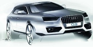 Audi Q3. Արտադրողները ներկայացրել են ավտոմեքենայի առաջին էսքիզները