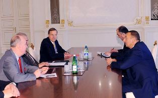 Ադրբեջանի նախագահն ընդունել է ԵԱՀԿ Մինսկի խմբի համանախագահներին