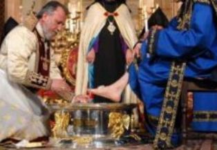 Եկեղեցին նշում է Ավագ Հինգշաբթին. օրվա երկրորդ կեսին կլինի Ոտնլվայի արարողությու