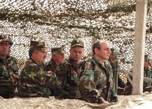 NKR President, Armenian Defense Minister attend military exercises of Karabakh D