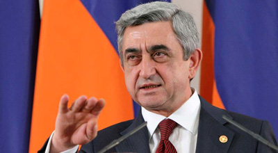 Սերժ Սարգսյան. Թուրքիայի պաշտոնական քաղաքականությունը շարունակում է 
մերժման ու