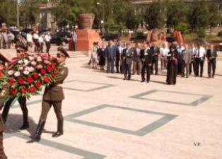 NKR president pays homage to Armenian Genocide victims