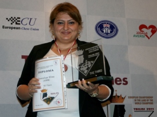 Элина Даниелян завоевала бронзу чемпионата Европы