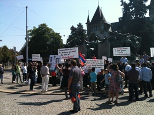 Բողոքի ցույց Շվեյցարիայում` մարդասպանի արտահանձնման դեմ (ֆոտո)