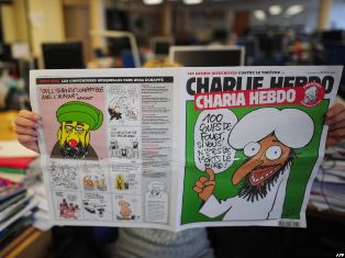 Хакеры атаковали сайт французского журнала с карикатурами на Мухаммеда