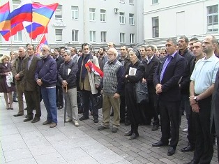 Բողոքի ցույց Սանկտ-Պետերբուրգում (ֆոտո)