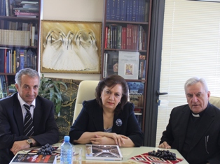 Սփյուռքի նախարարն ընդունեց Ղամիշլիի Հայ Կաթողիկե համայնքի ժողովրդապետին
