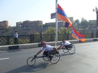 Անկախության տոնին նվիրված վազքարշավին մասնակցեցին ավելի քան 40 հաշմանդամներ