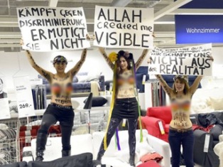 FEMEN-ը բողոքի ակցիա է կազմակերպել IKEA-ի դեմ (ֆոտո)