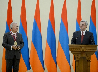 Սերժ Սարգսյանն ընդունել է ՏՏ ոլորտում համաշխարհային ներդրման համար ՀՀ նախագահի մ