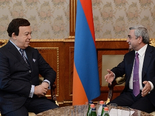 Սերժ Սարգսյանն ընդունել է Իոսիֆ Կոբզոնին