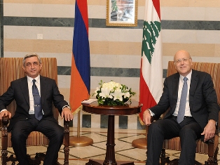 Armenian President discusses bilateral relations with Lebanese Prime Minister –