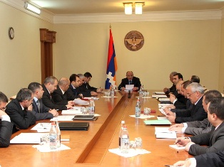 Արցախի նախագահի մոտ քննարկել են գյուղատնտեսական հողերի հարցը