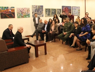 Charles Aznavour visits Beijing