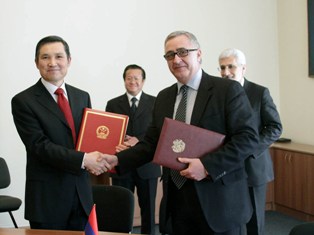 China to provide around $11,120,130 to Armenia