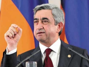 Серж Саргсян: На выборах не нуждаемся в поддержке кулака и силы