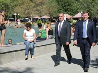 Կանաչ տարածքների խնամքը քաղաքապետի ուշադրության կենտրոնում է