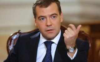 Медведев похвалил новое руководство Грузии